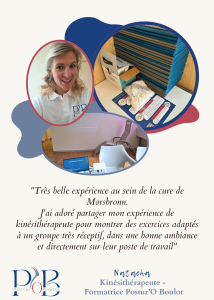 Natacha intervenant chez Valvital — Postur'O Boulot