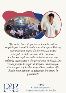 Paul intervenant chez FAKTORY — Postur'O Boulot