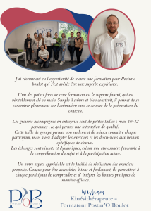 William intervenant chez AURAL — Postur'O Boulot